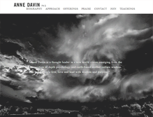 Tablet Screenshot of annedavin.com